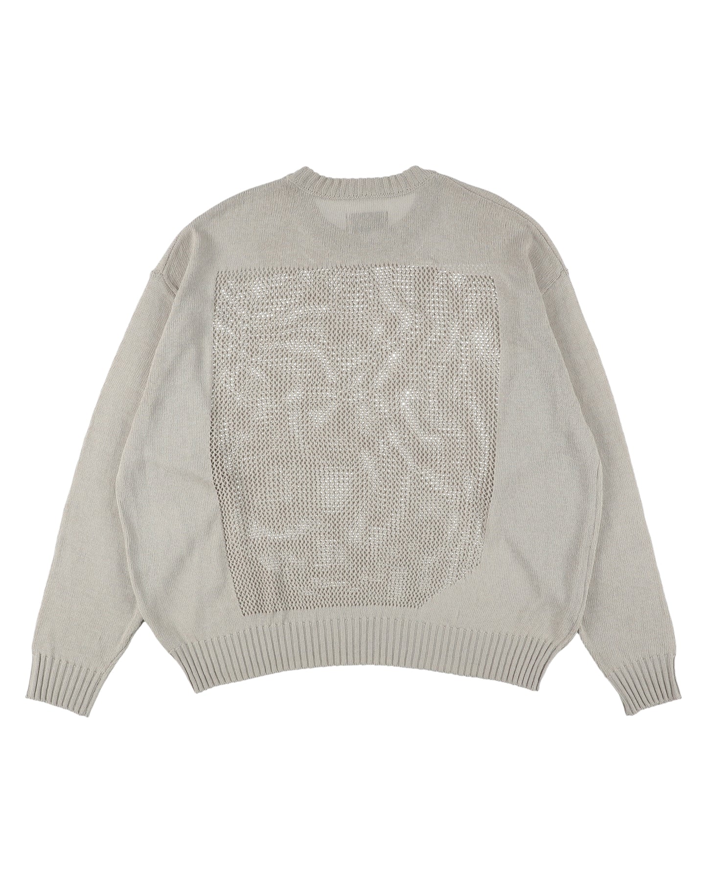 WINDOW WEB SWEATER GREIGE