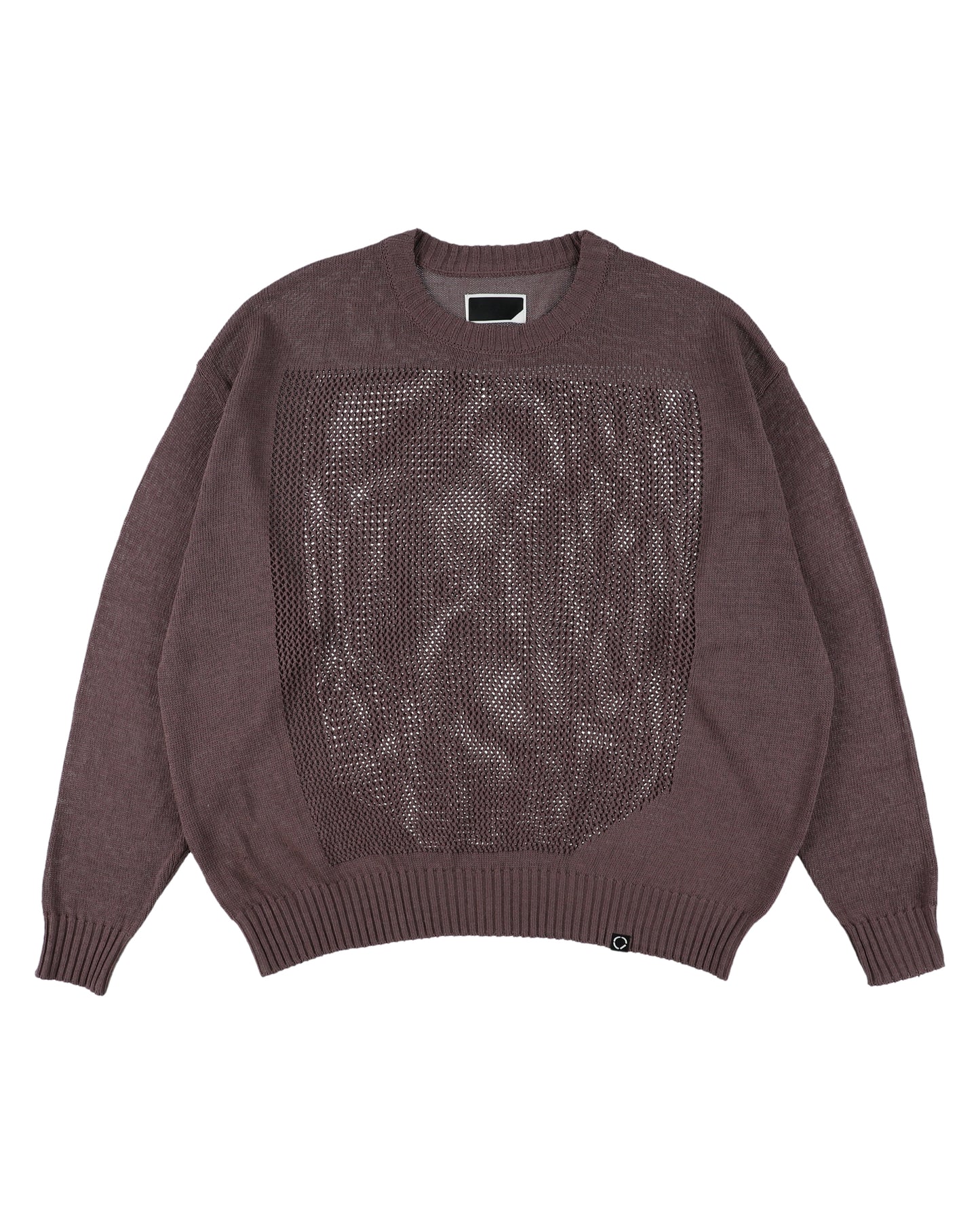 WINDOW WEB SWEATER BROWN