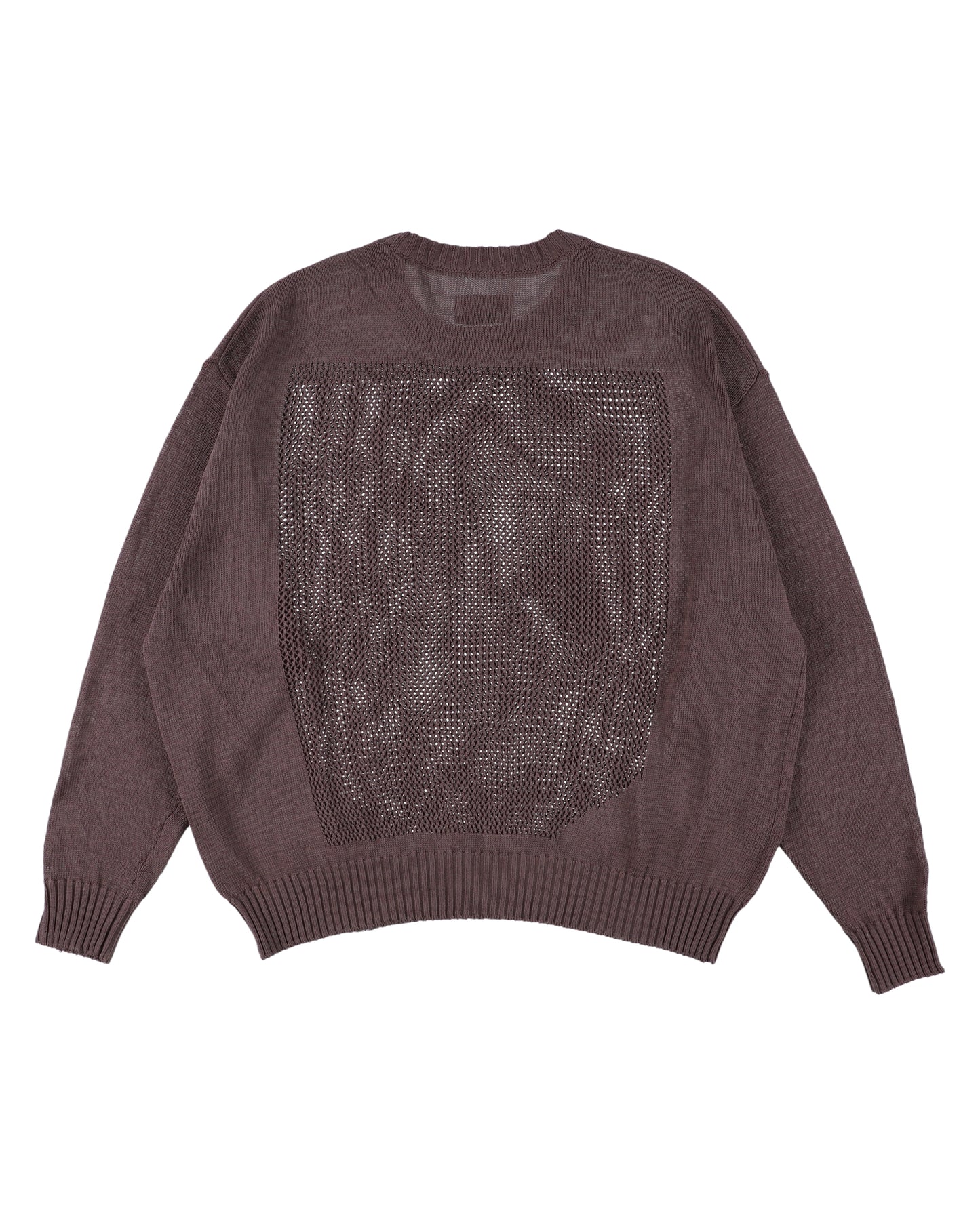 WINDOW WEB SWEATER BROWN