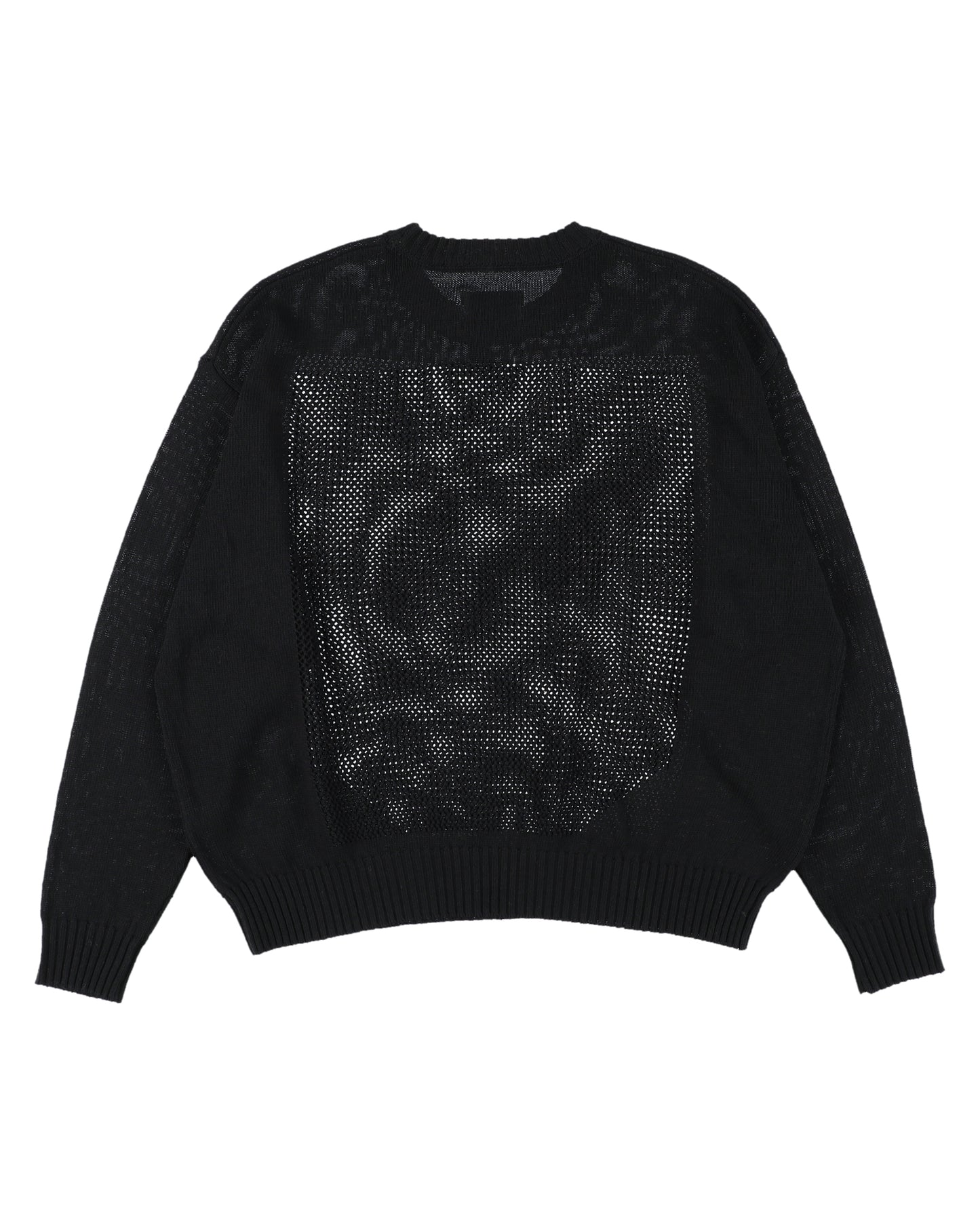 WINDOW WEB SWEATER BLACK