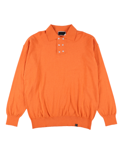 DOUBLE KNIT POLO ORANGE