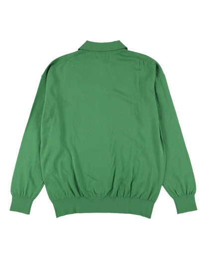 DOUBLE KNIT POLO GREEN