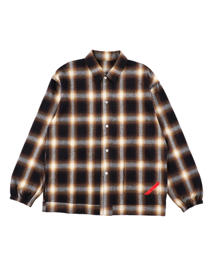 NIGHT SHIRT HOMBRE PLAID BROWN