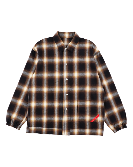 NIGHT SHIRT HOMBRE PLAID BROWN