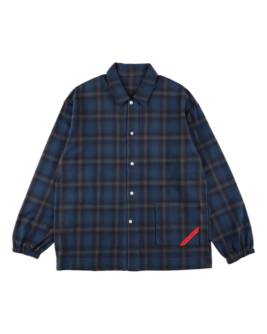 NIGHT SHIRT HOMBRE PLAID NAVY