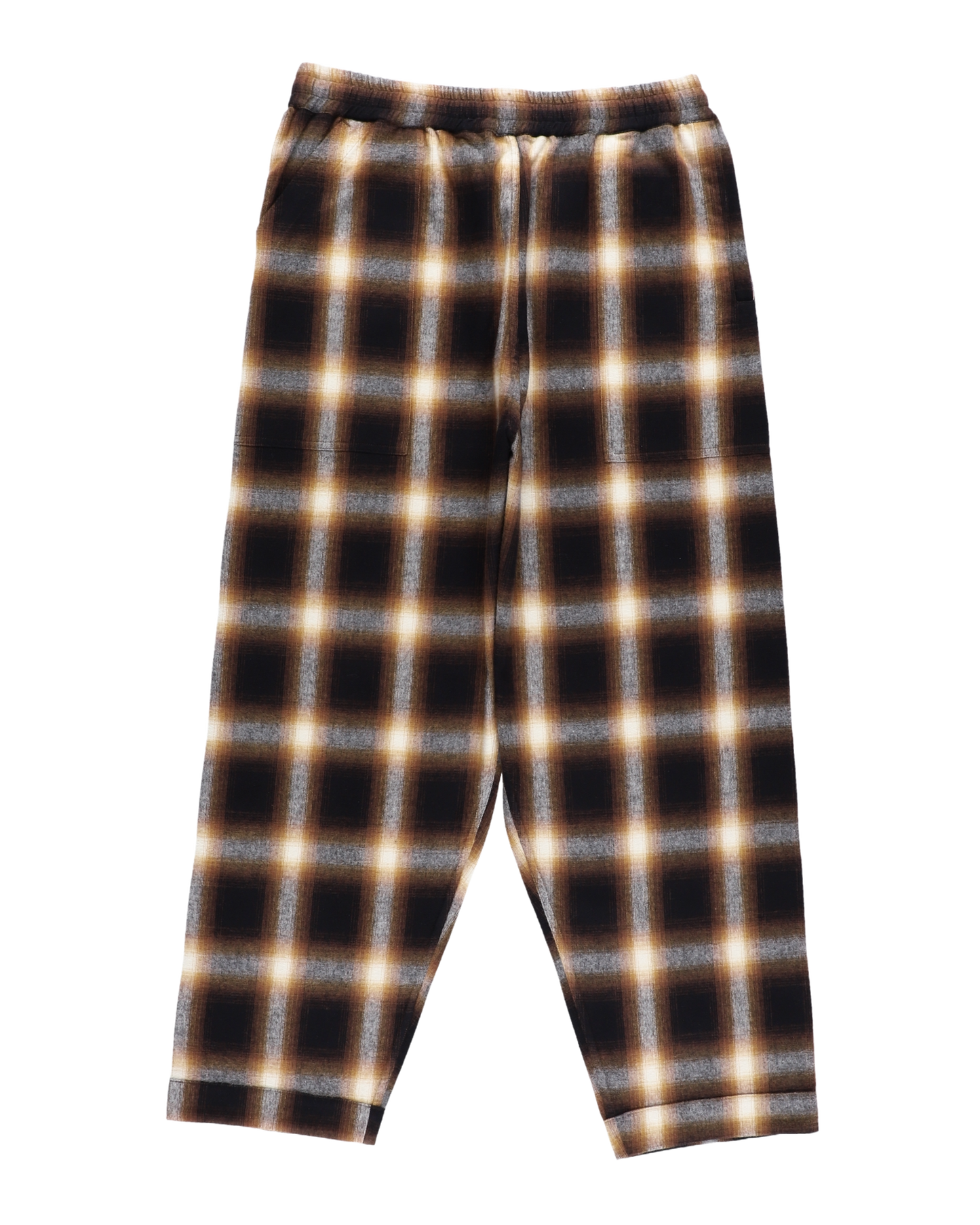 NIGHT PANTS HOMBRE PLAID BROWN