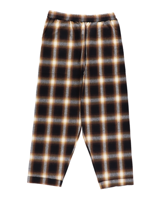 NIGHT PANTS HOMBRE PLAID BROWN