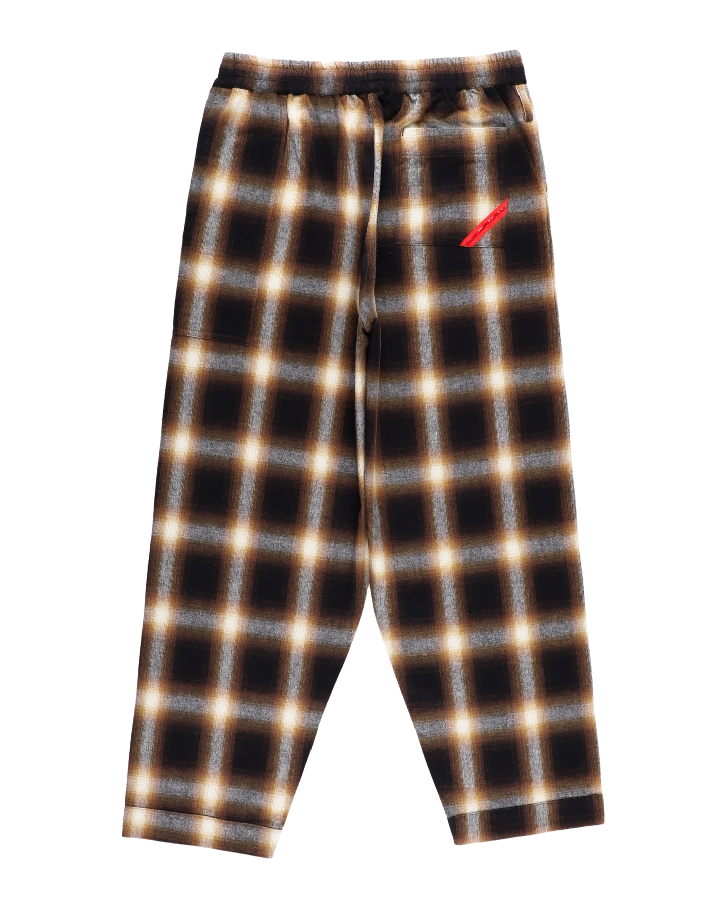 NIGHT PANTS HOMBRE PLAID BROWN