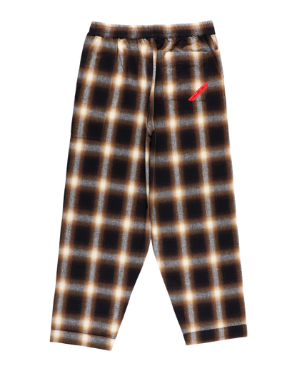 NIGHT PANTS HOMBRE PLAID BROWN