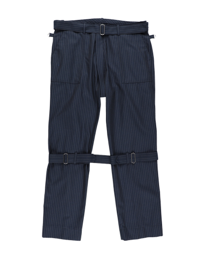 BONTAGE PANTS SMOOTH NAVY STRIPE