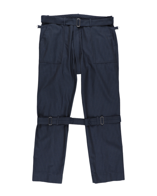 BONTAGE PANTS SMOOTH NAVY STRIPE