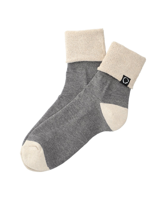 SOCKS! ORGANIC GREY X BEIGE