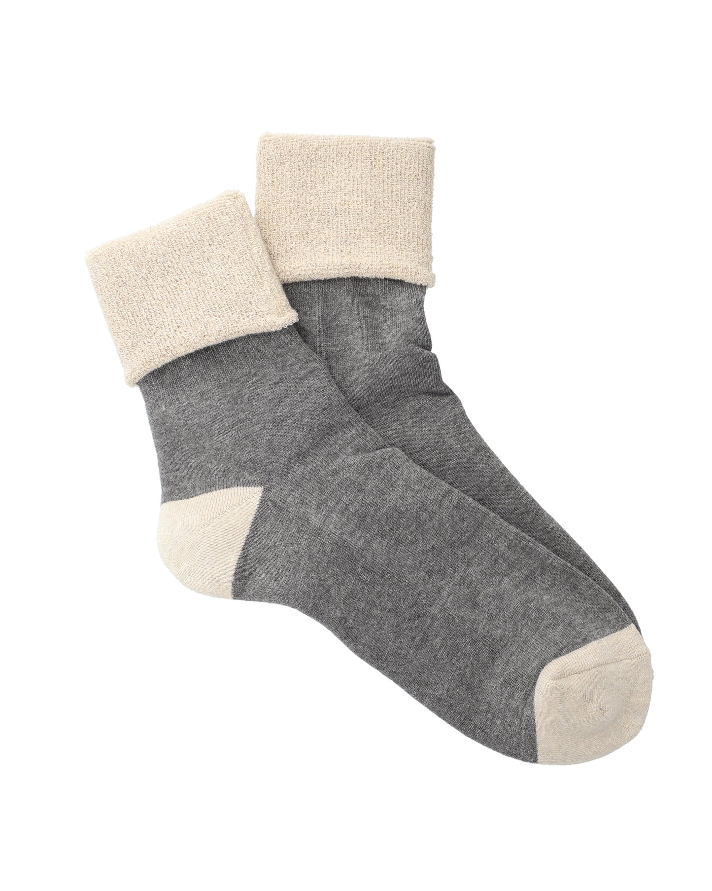 SOCKS! ORGANIC GREY X BEIGE