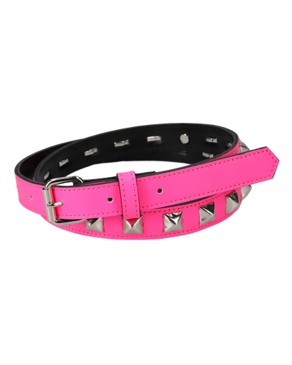 HALF STUDS BELT PINK