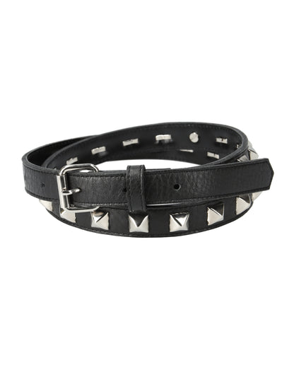 HALF STUDS BELT BLACK