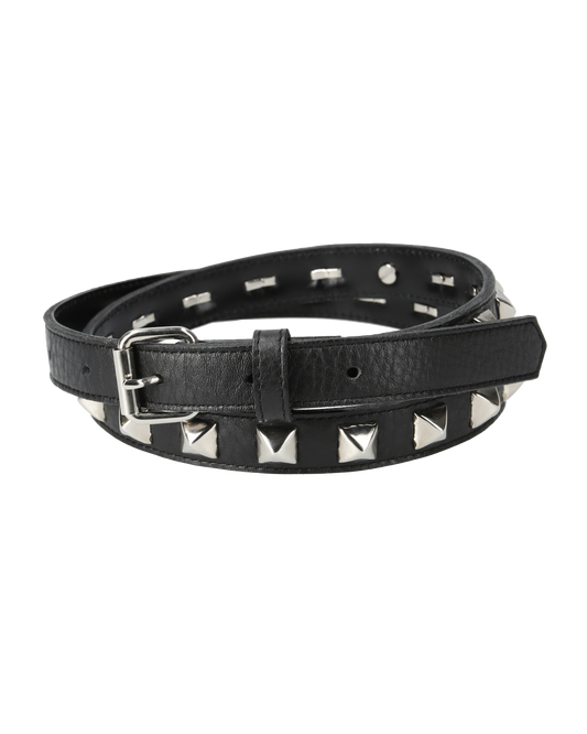 HALF STUDS BELT BLACK