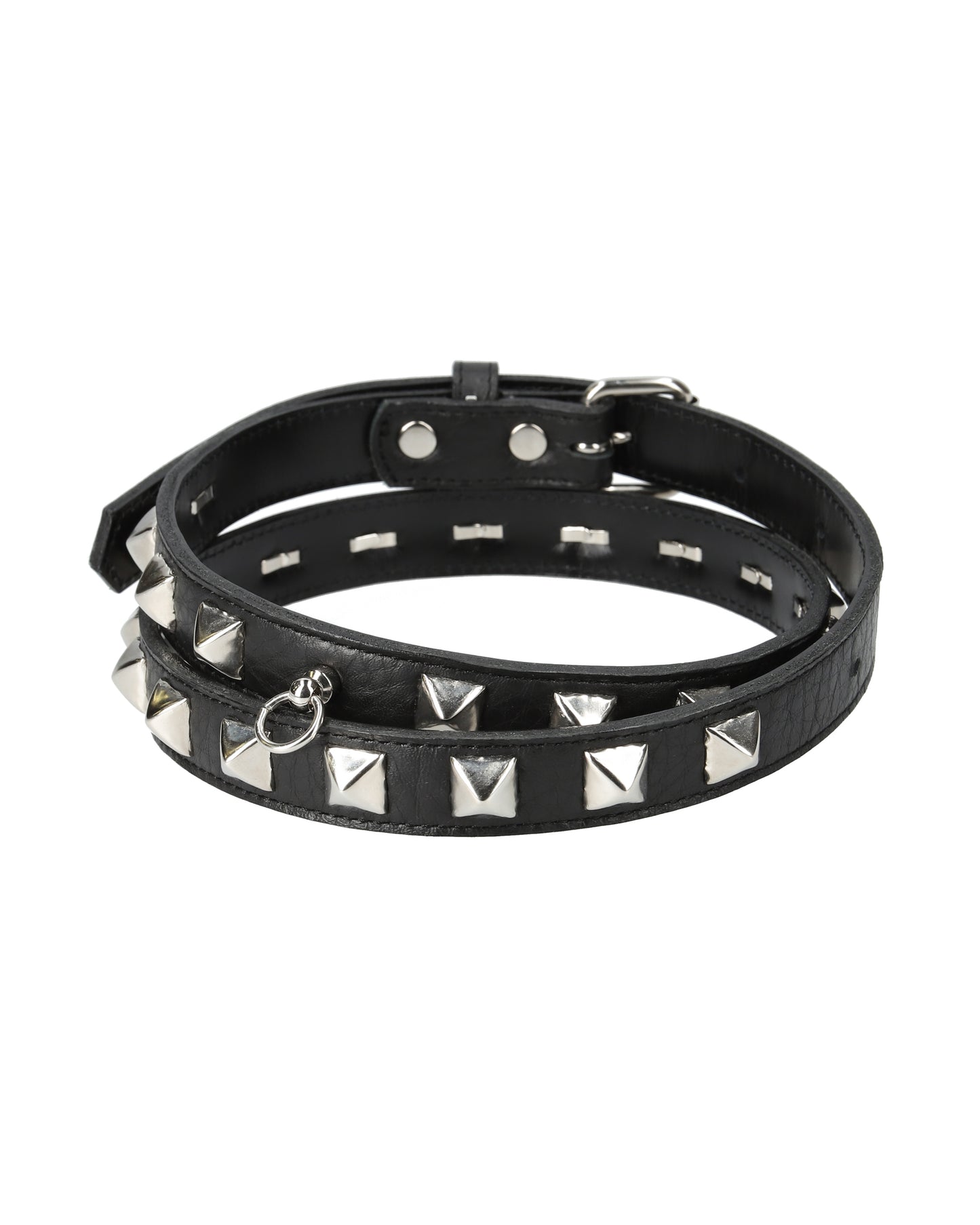 HALF STUDS BELT BLACK