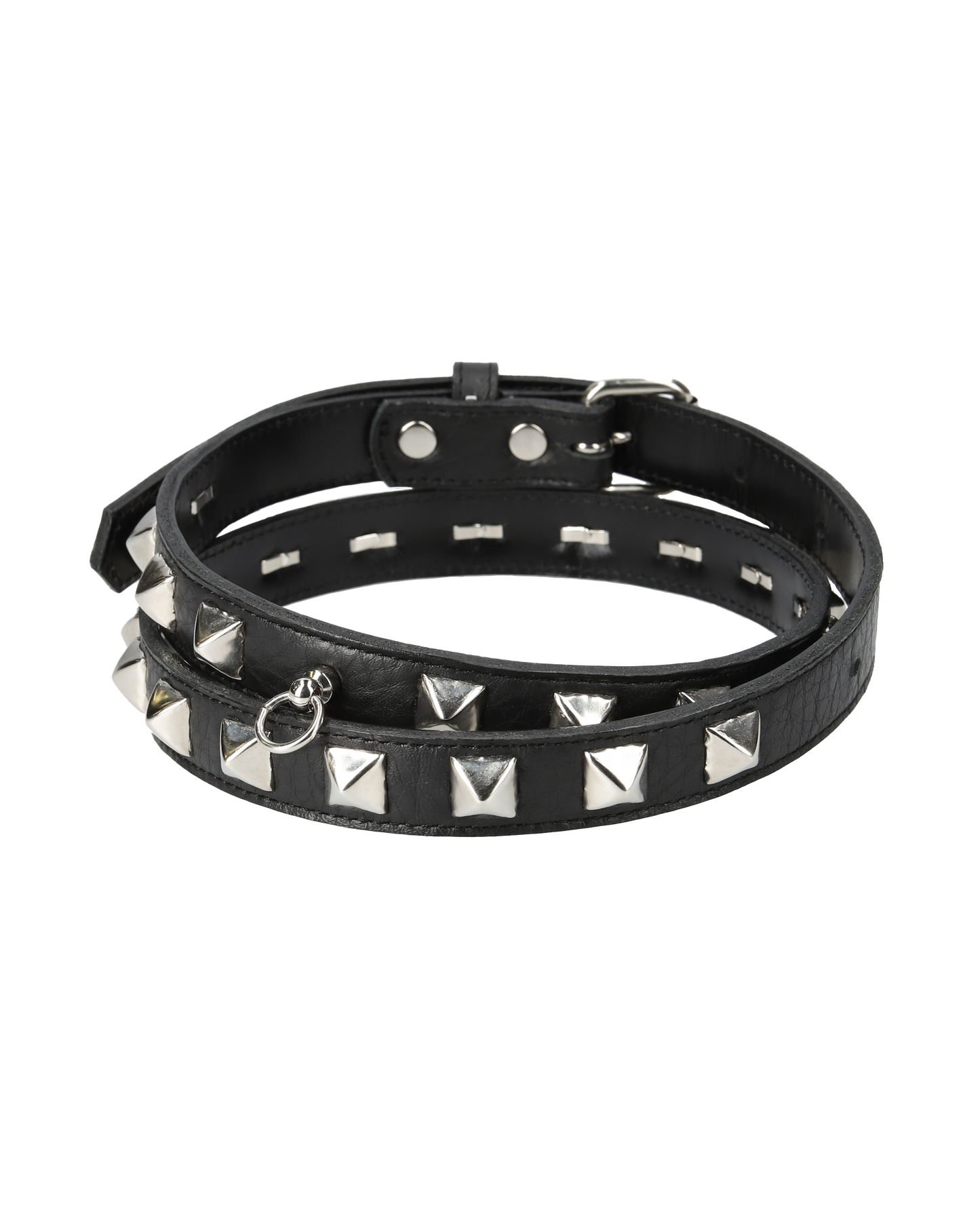 HALF STUDS BELT BLACK