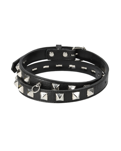 HALF STUDS BELT BLACK