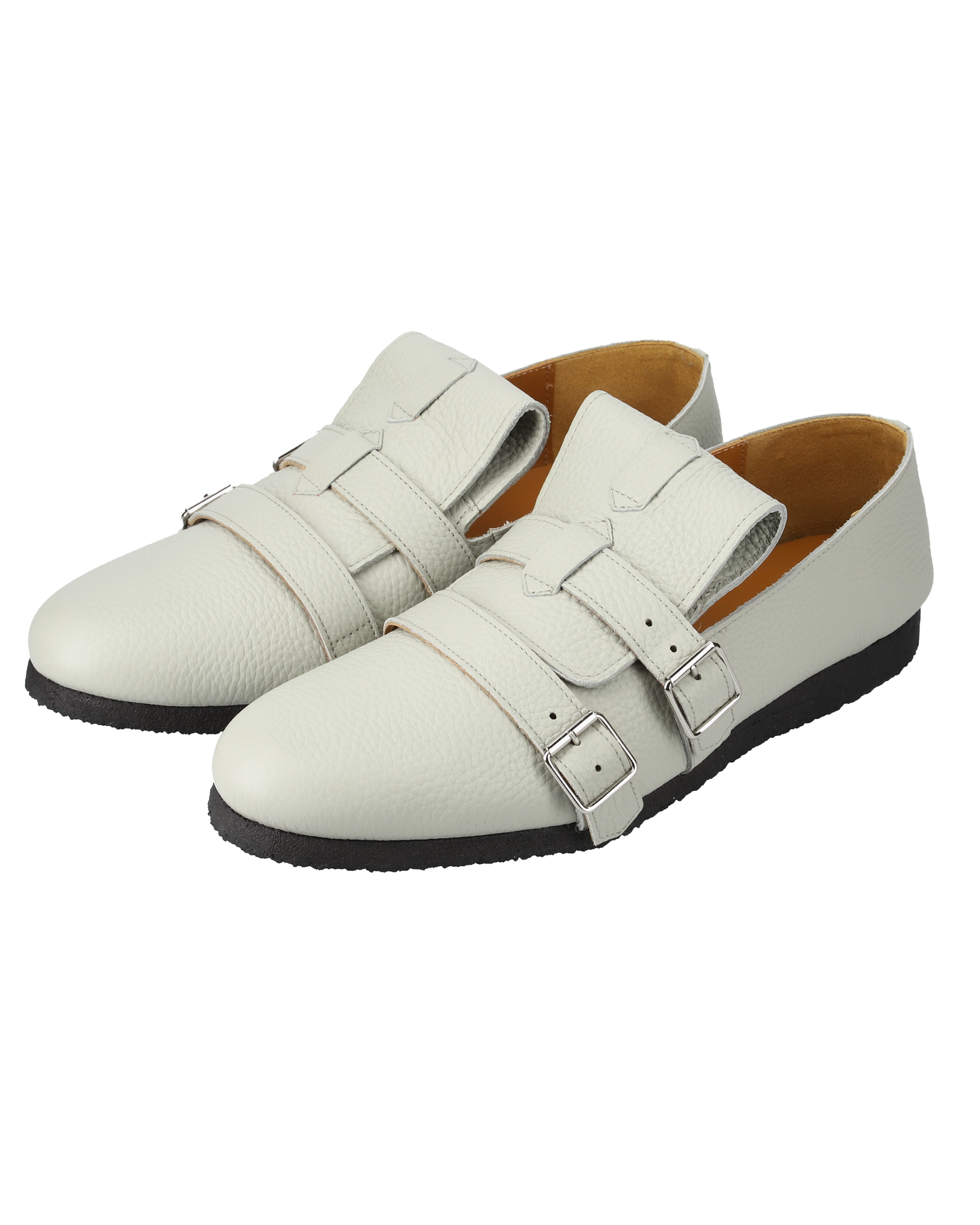 BELT SHOES WHITE BEIGE