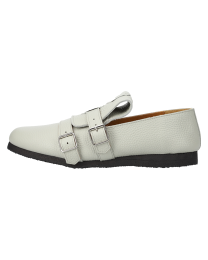 BELT SHOES WHITE BEIGE