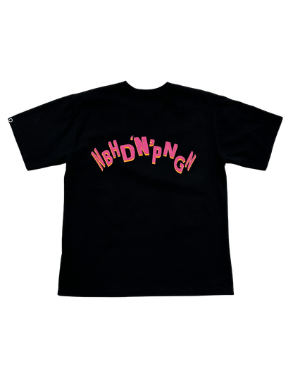 NH X PHINGERIN TEE SS BLACK