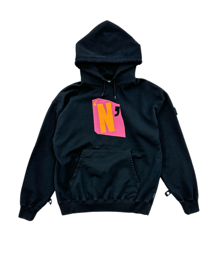 NH X PHINGERIN SWEAT HOODIE LS BLACK