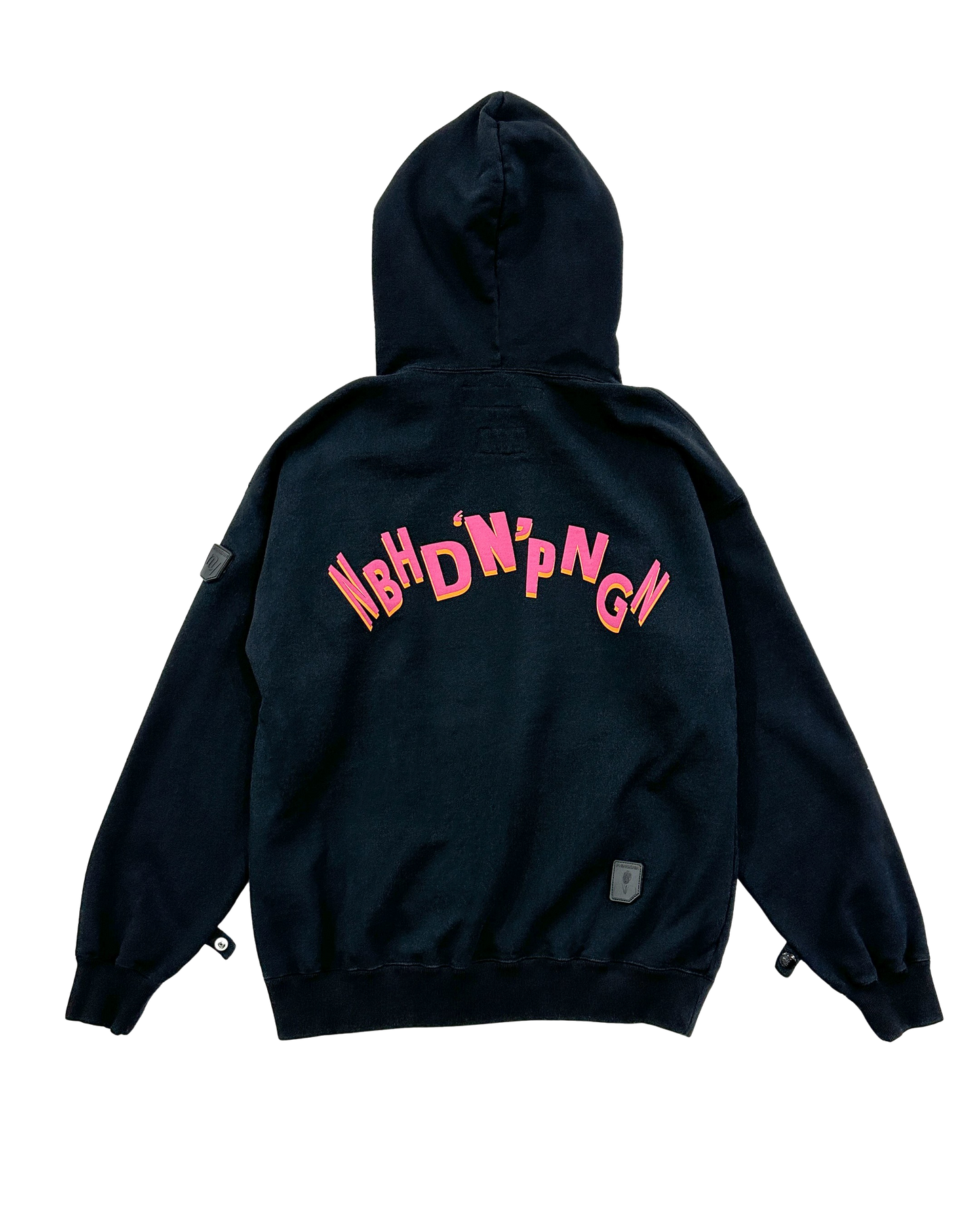 NH X PHINGERIN SWEAT HOODIE LS BLACK