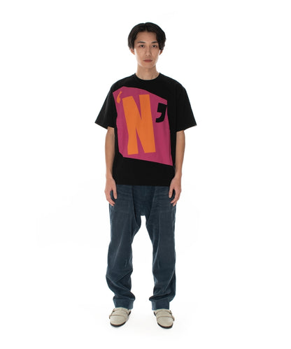 NH X PHINGERIN TEE SS BLACK