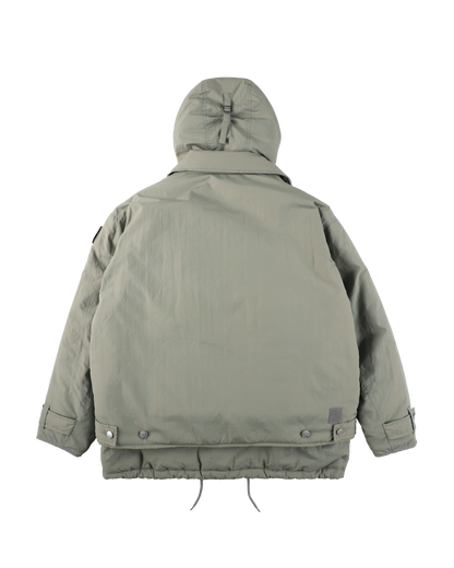 DOUBLE CUSHY HOODED JACKET GREY