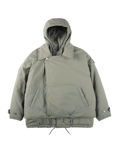 DOUBLE CUSHY HOODED JACKET GREY