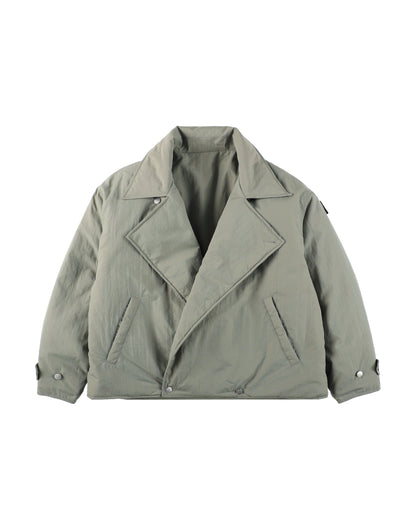 DOUBLE CUSHY HOODED JACKET GREY