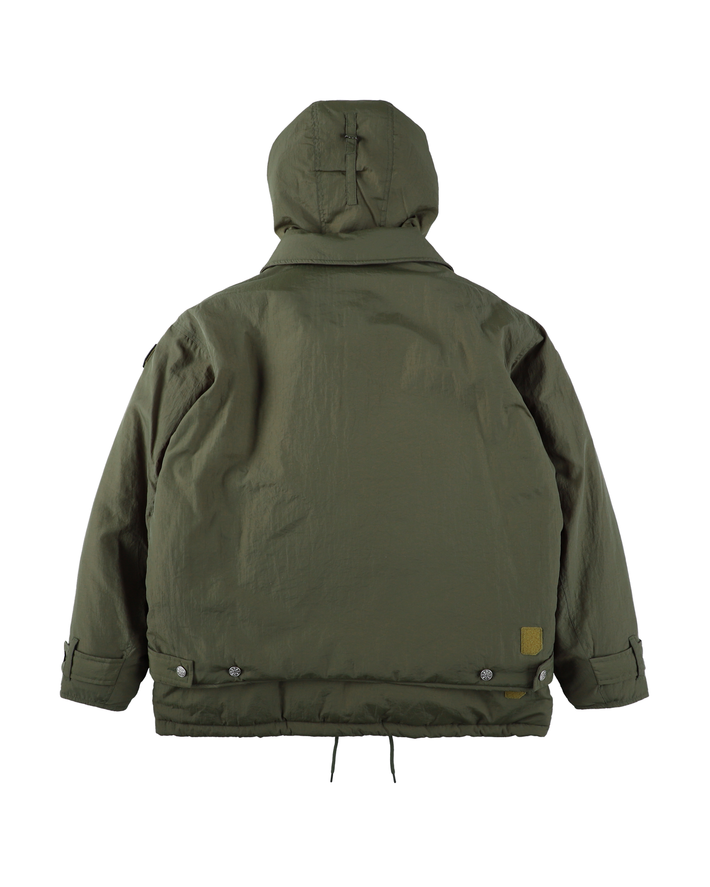 DOUBLE CUSHY HOODED JACKET OLIVE DRAB