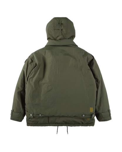 DOUBLE CUSHY HOODED JACKET OLIVE DRAB