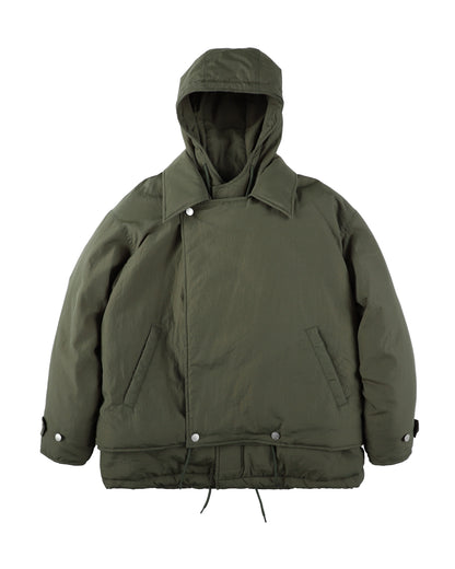 DOUBLE CUSHY HOODED JACKET OLIVE DRAB