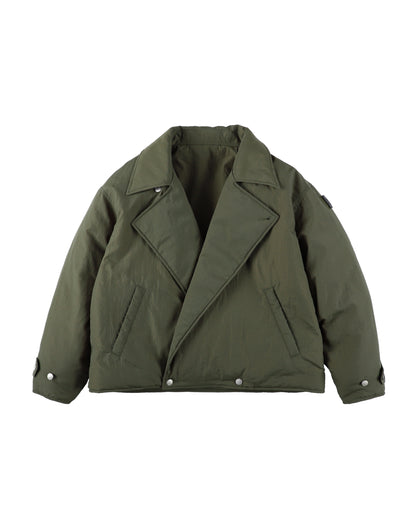 DOUBLE CUSHY HOODED JACKET OLIVE DRAB