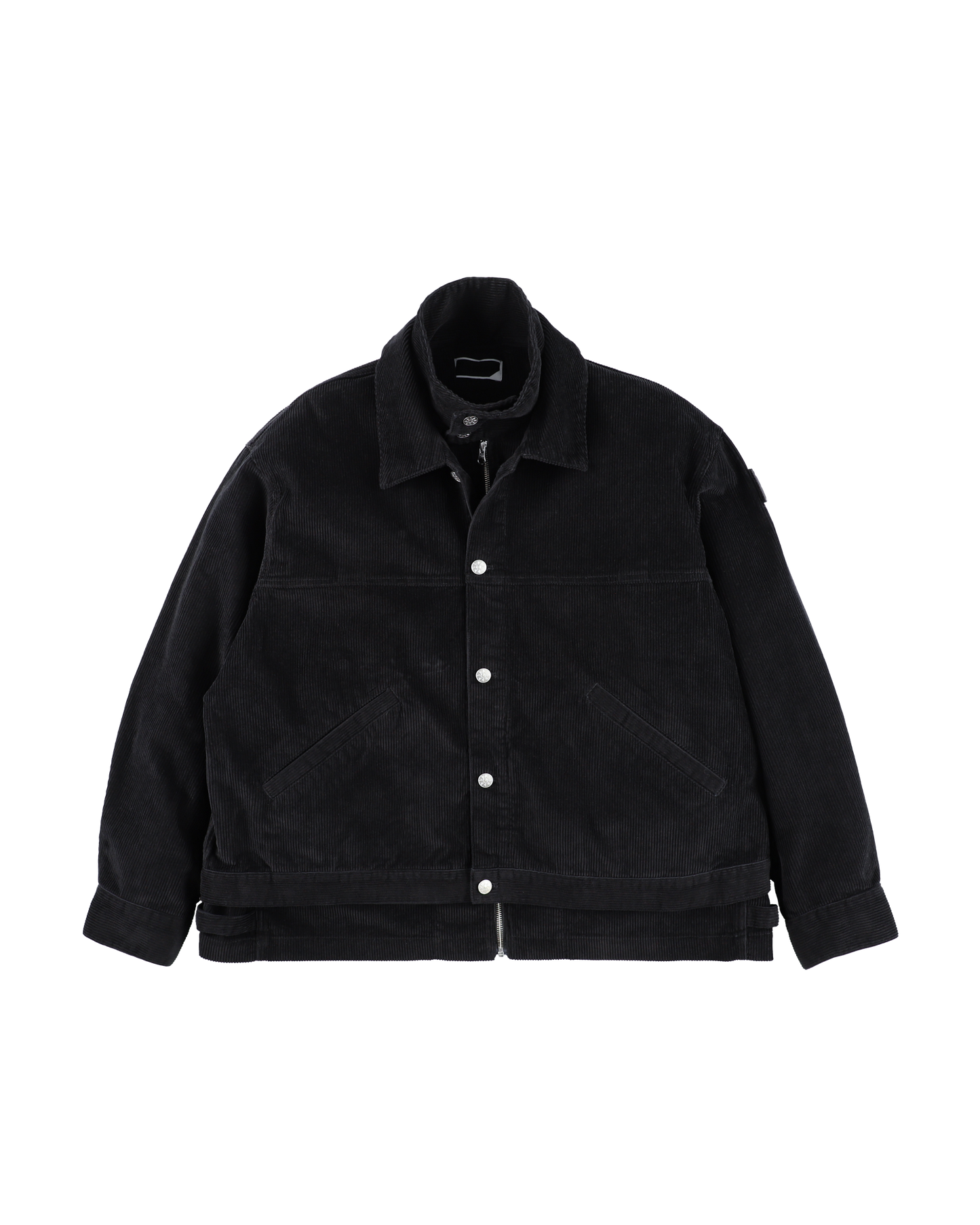 DOUBLE CORD JACKET BLACK