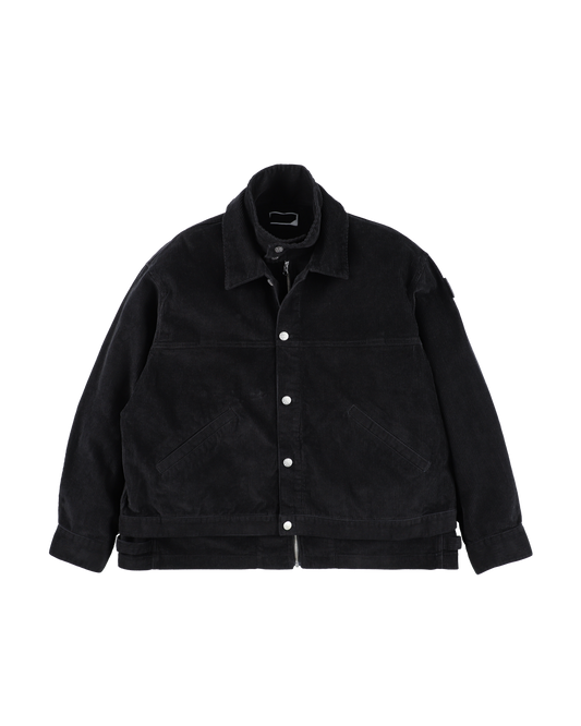 DOUBLE CORD JACKET BLACK