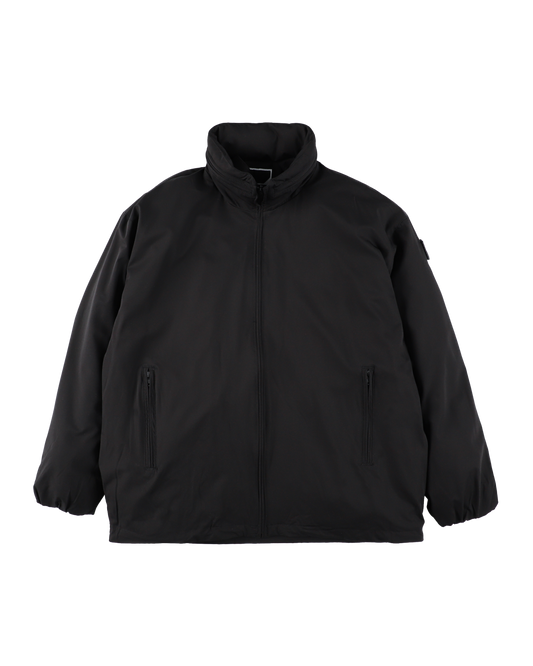 CUSHY FLEECE COLLAR JACKET BLACK