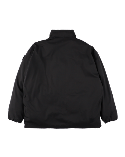 CUSHY FLEECE COLLAR JACKET BLACK