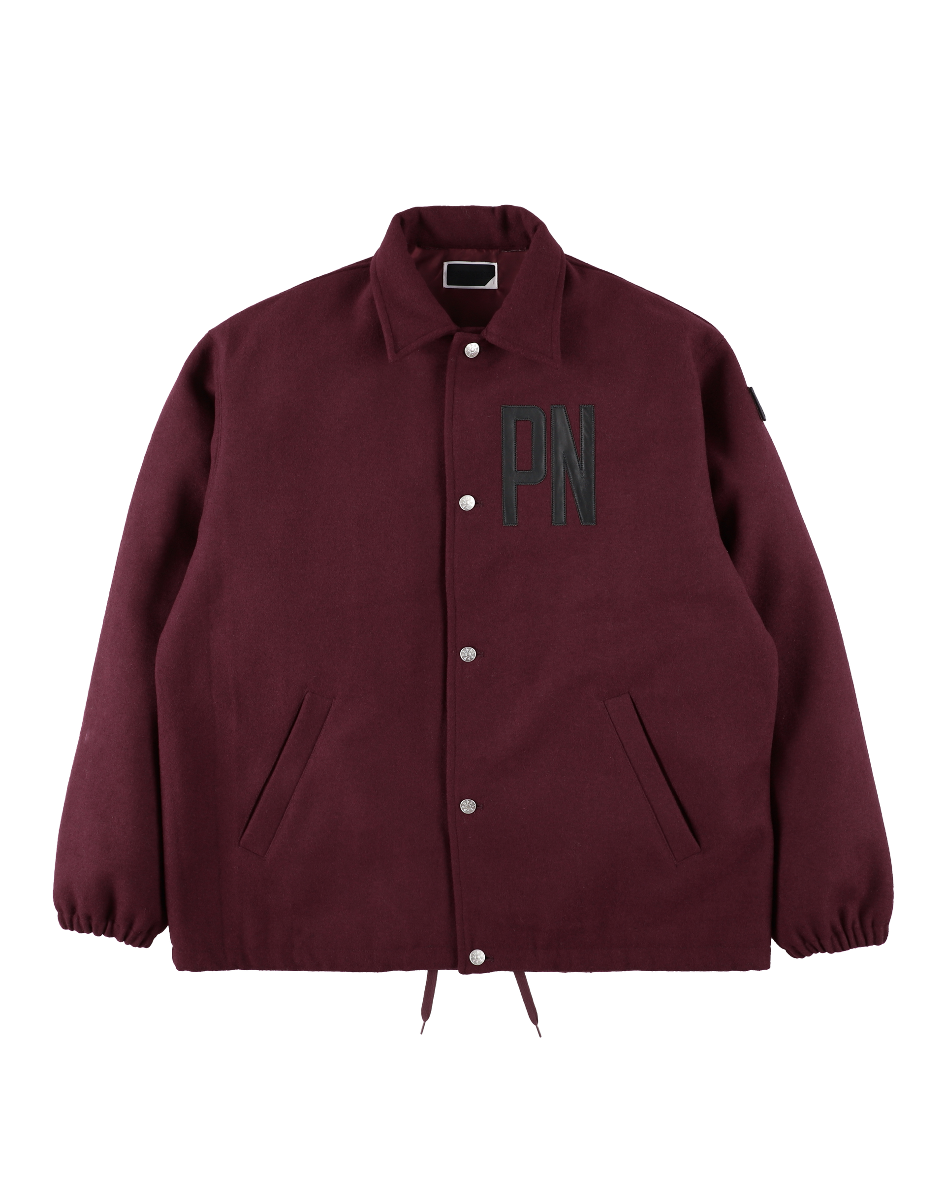 WOOL MELTON COACH JACKET BURGUNDY – PHINGERIN