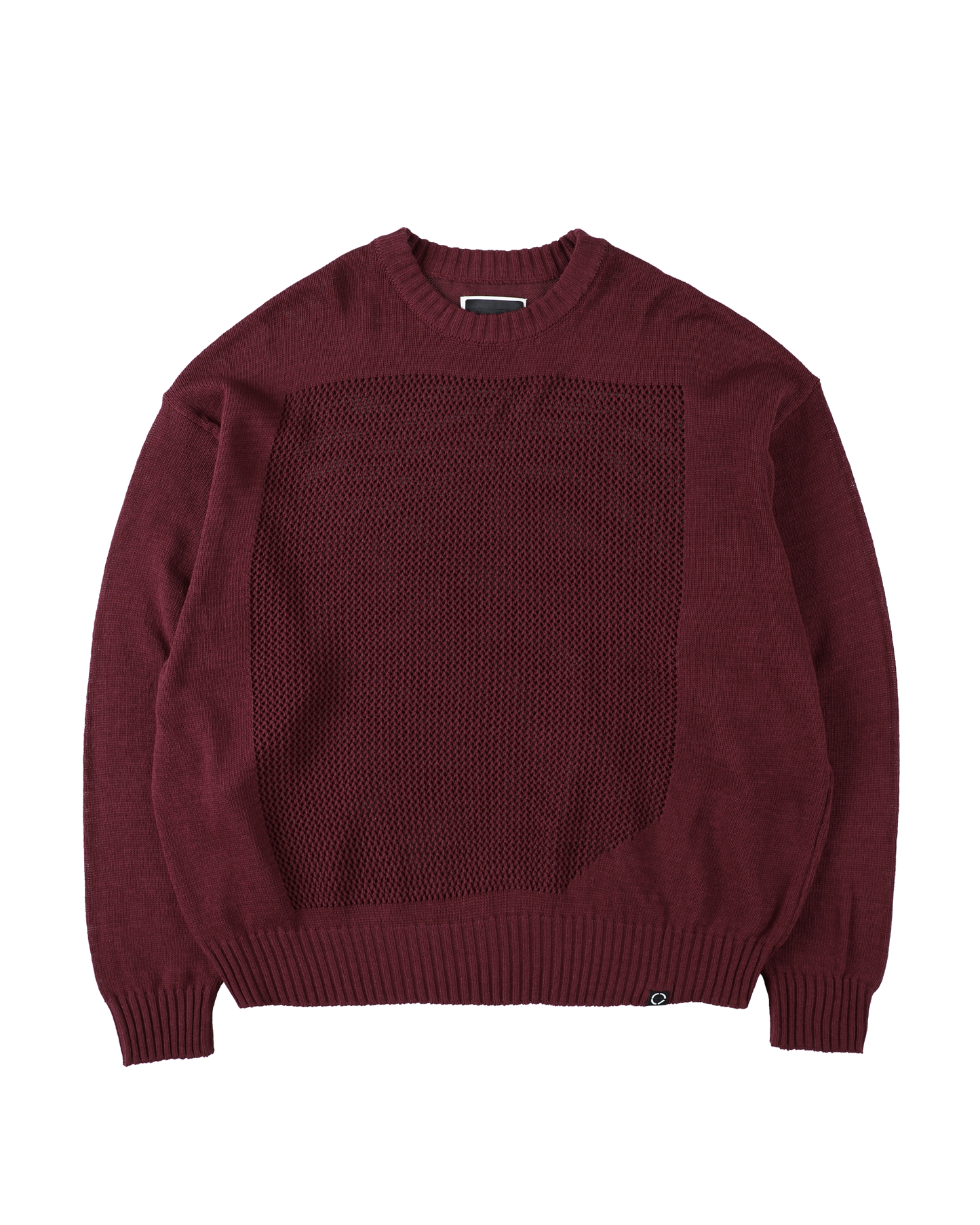 WINDOW WEB SWEATER BURGUNDY