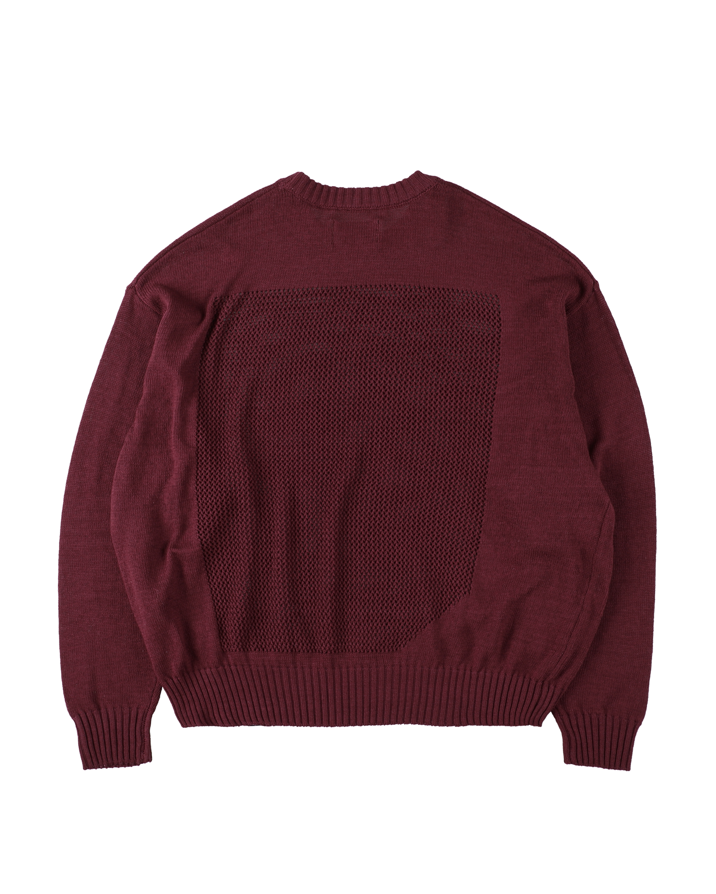 WINDOW WEB SWEATER BURGUNDY