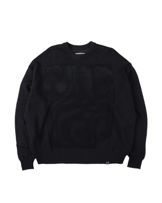 WINDOW WEB SWEATER BLACK