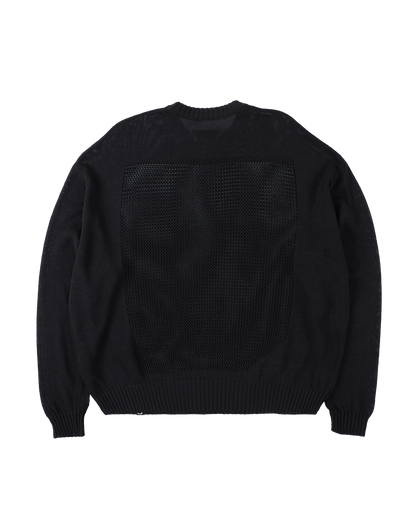 WINDOW WEB SWEATER BLACK