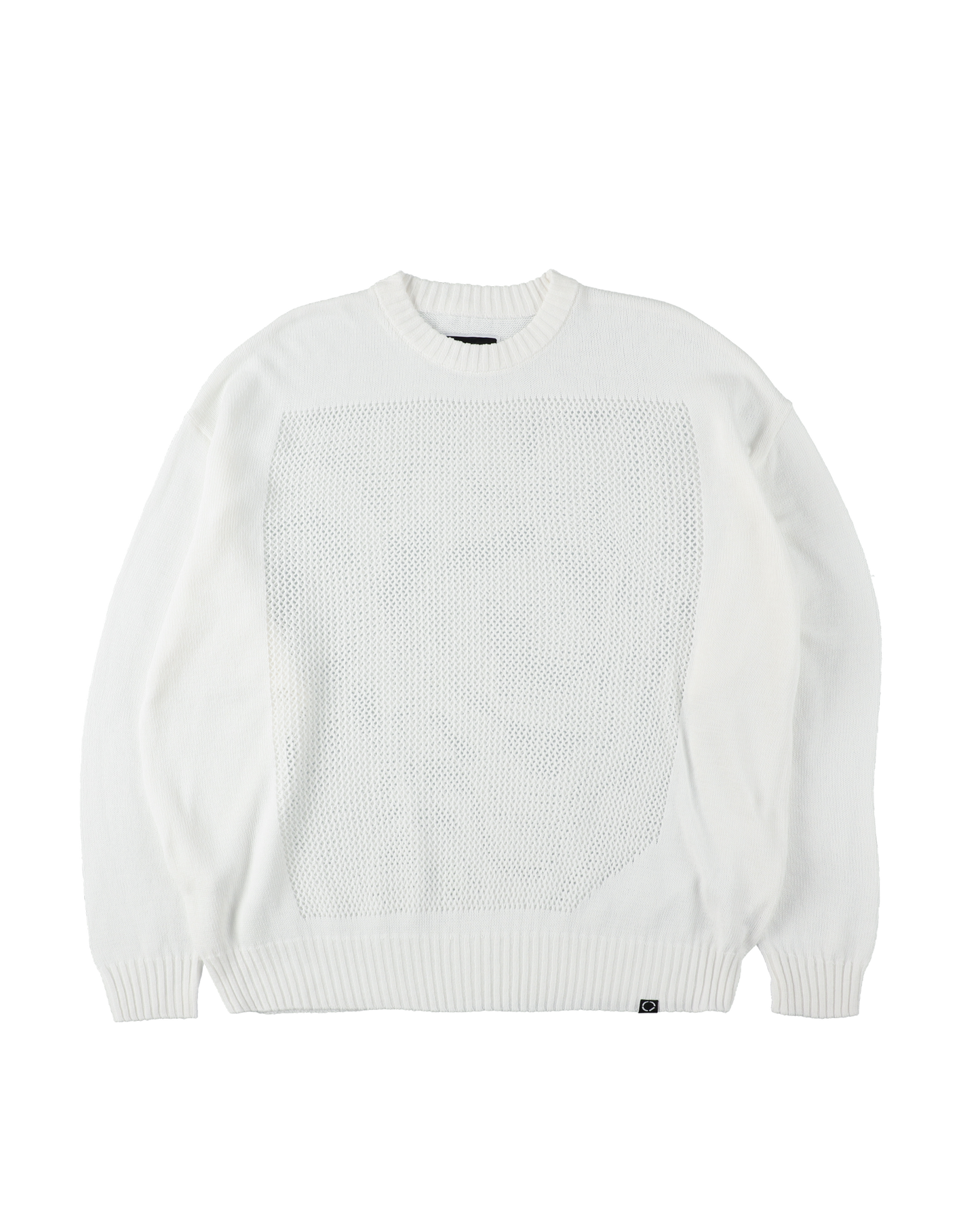 WINDOW WEB SWEATER WHITE