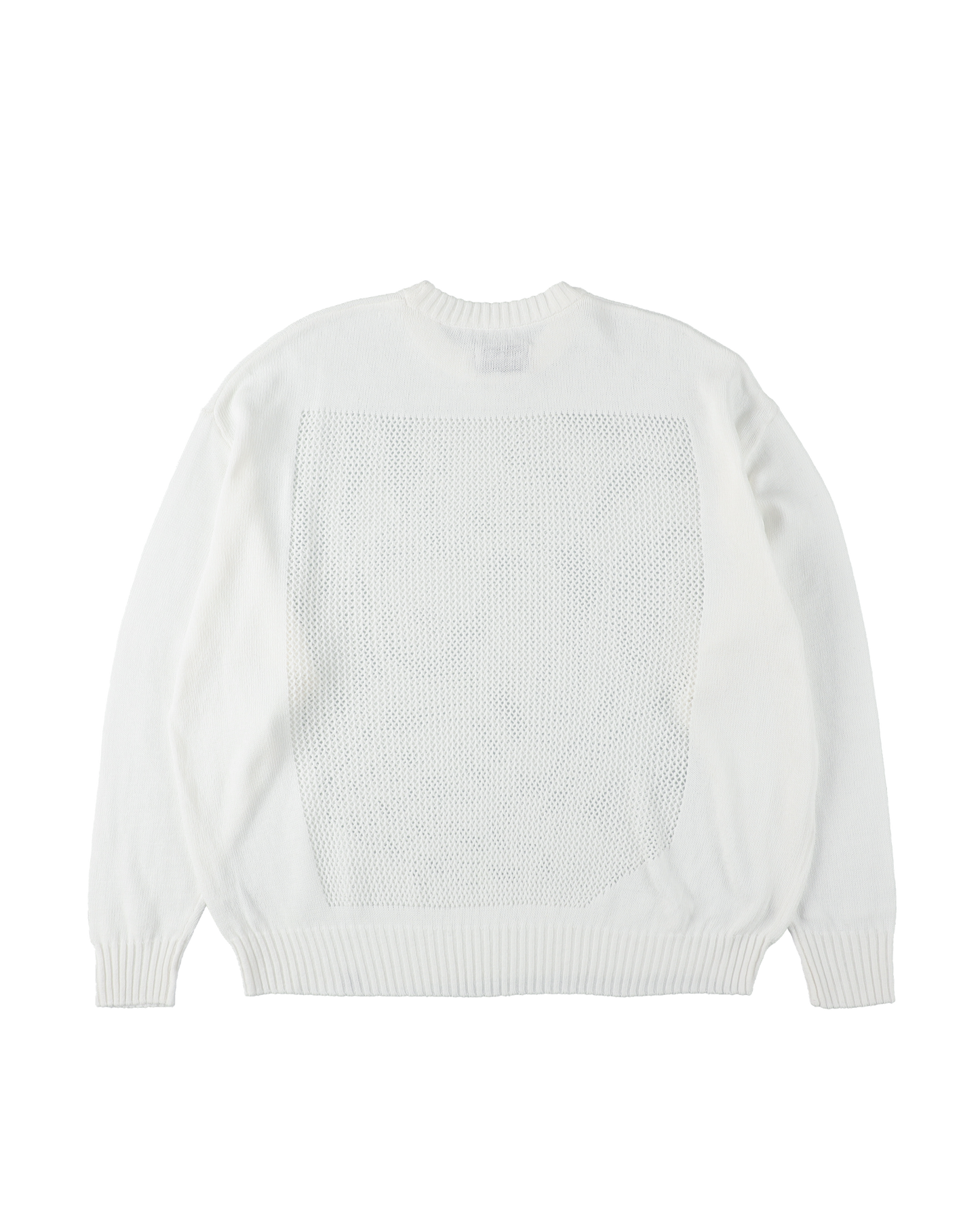 WINDOW WEB SWEATER WHITE