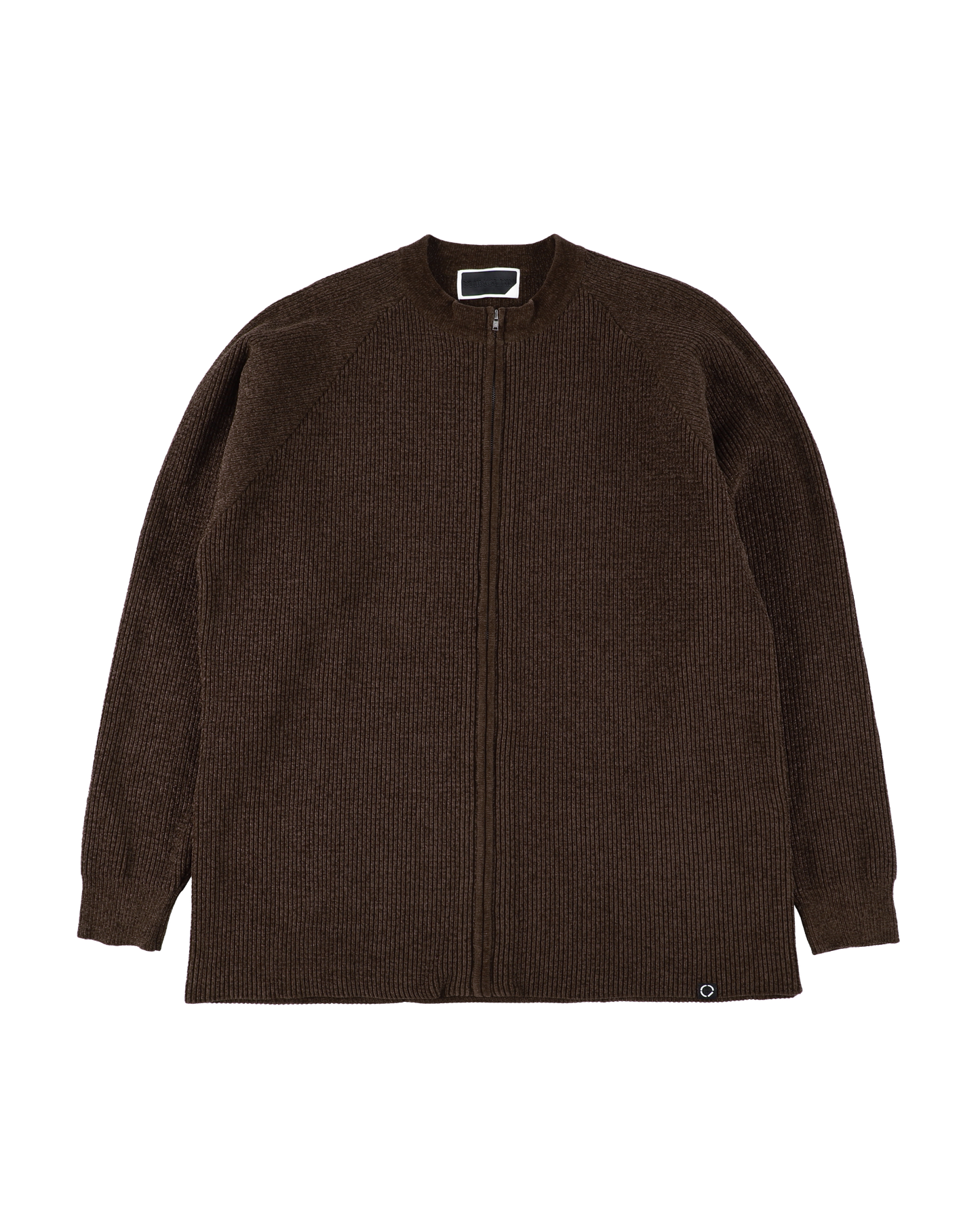 CORDY KNIT CYCLE JACKET BROWN