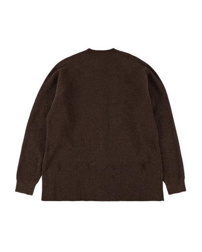 CORDY KNIT CYCLE JACKET BROWN