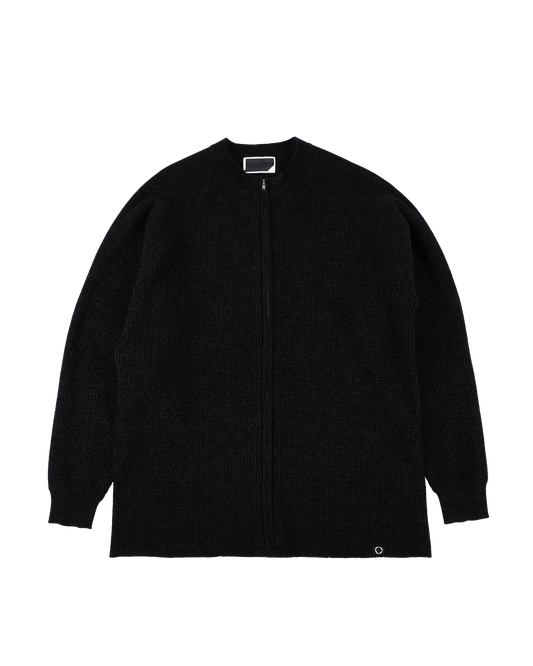 CORDY KNIT CYCLE JACKET BLACK